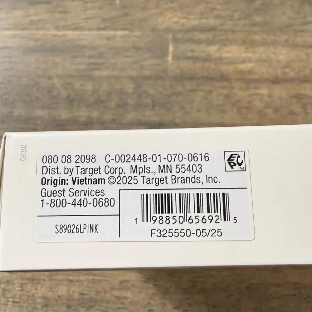 NEW- Heyday- Pink Lightning to USB-A Cable- 6ft